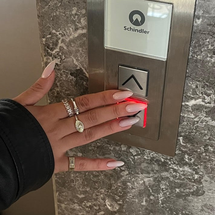 925 | Üç dizi taş yüzük