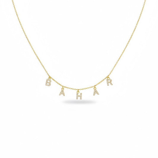 925 | TAŞLI İSİM KOLYE